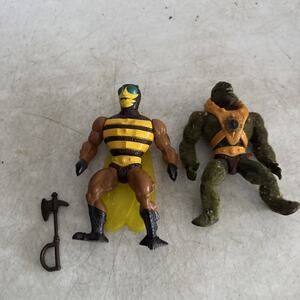 He-Man Moth Buzz off & Moss Man Lot Of Two